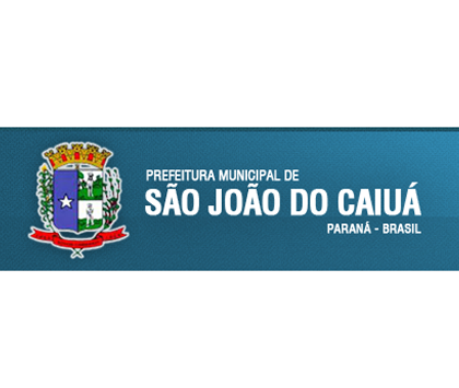 PREFEITURA MUNICIPAL DE SÃO JOÃO DO CAIUÁ  PR